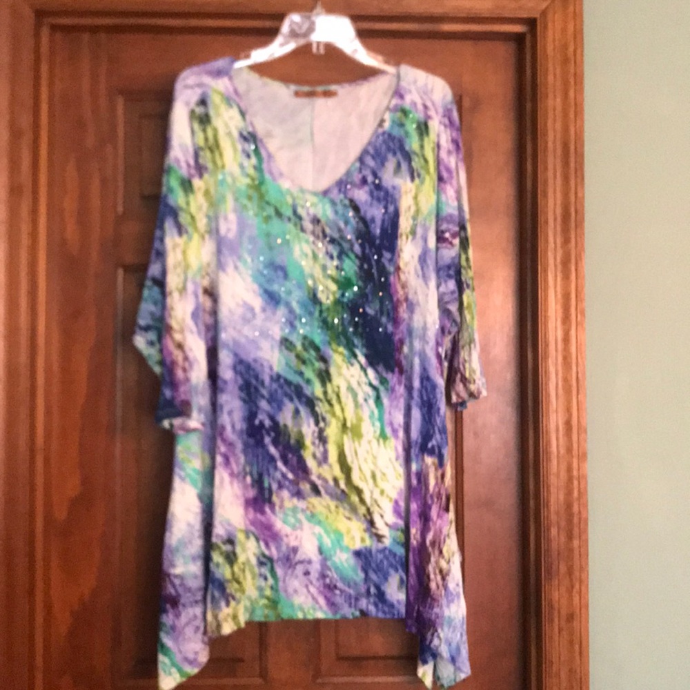 Beautiful colorful top, 3x